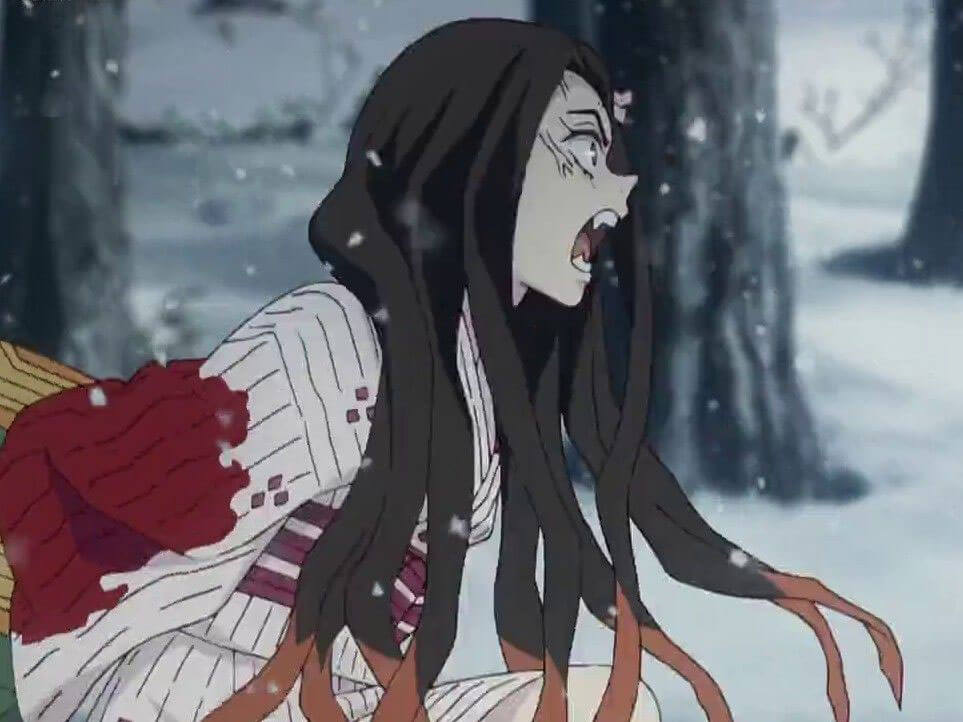 does nezuko become a human